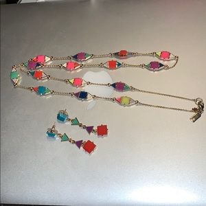 Kate Spade necklace & earrings